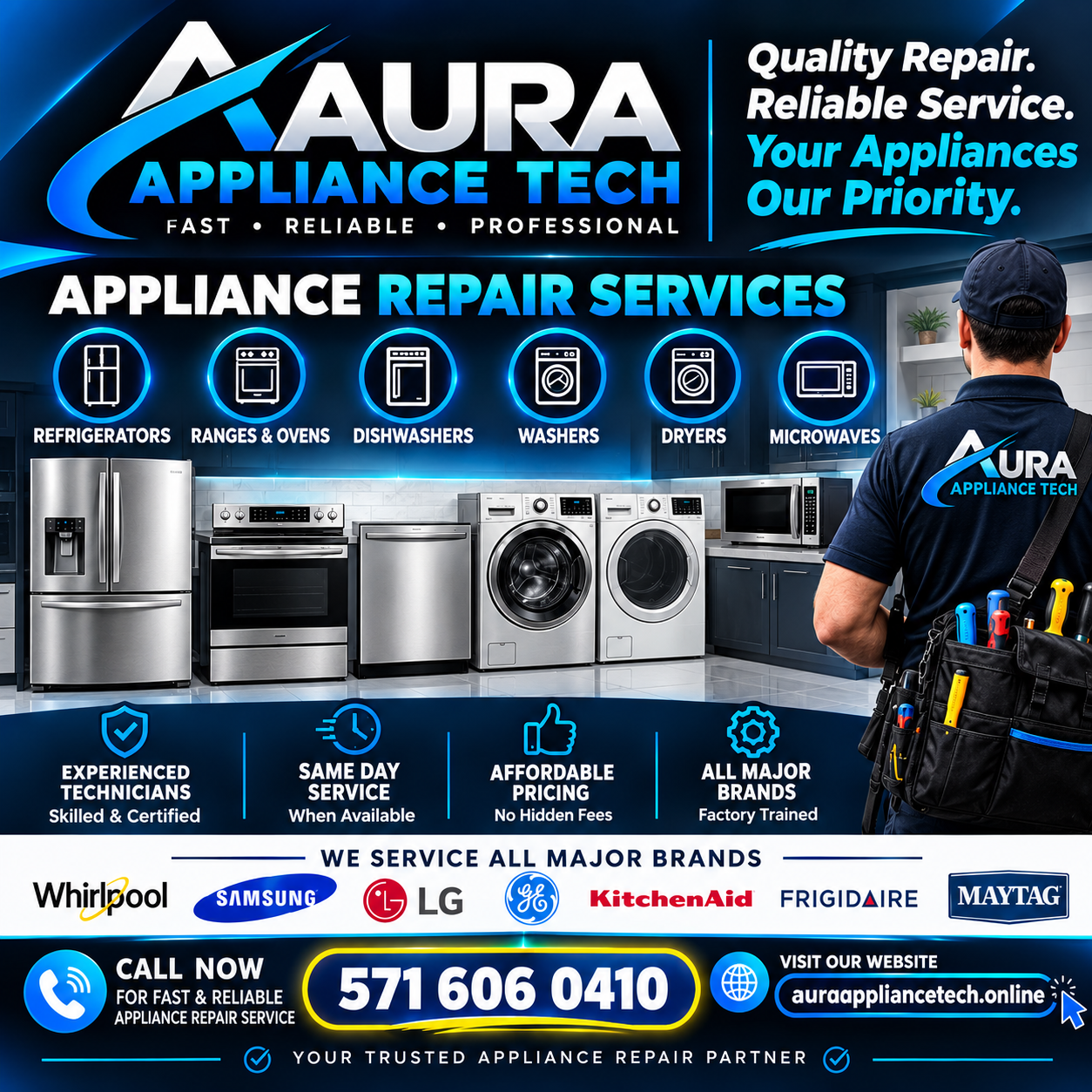 Aura Appliance Tech logo